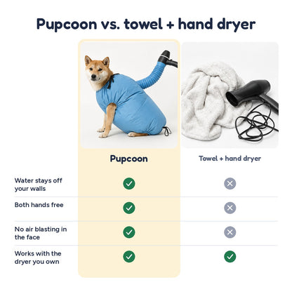 The Pupcoon Drying Bag